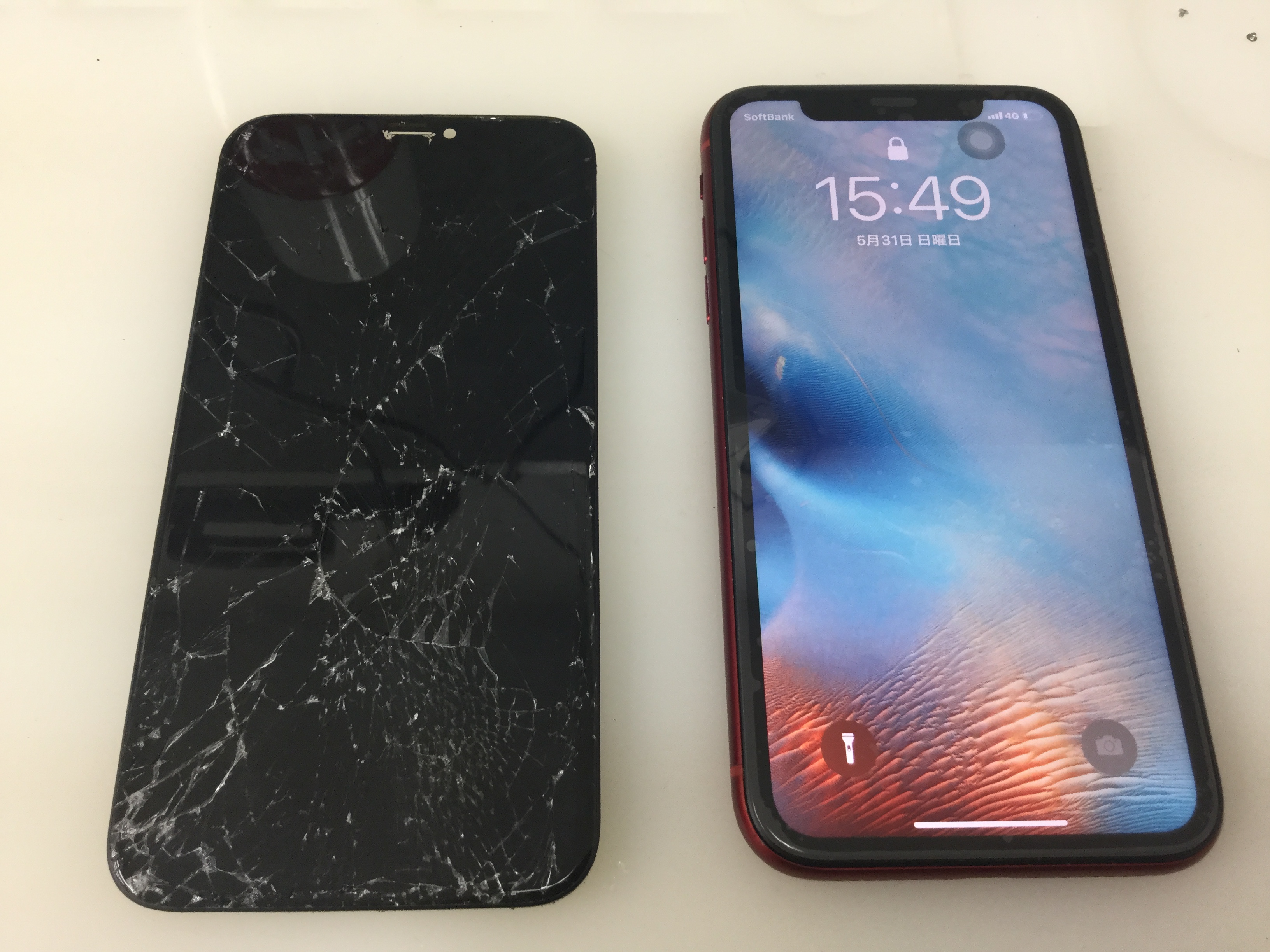 iPhoneXR画面修理！技術はiPhone11に応用可能！！