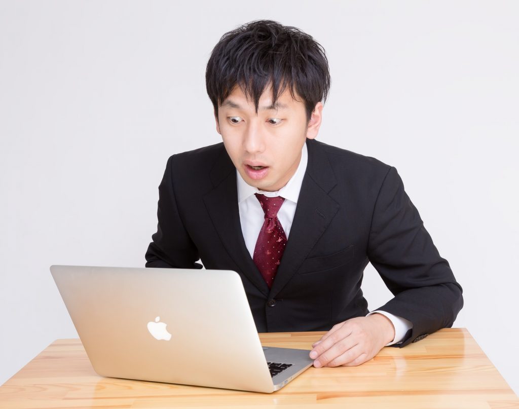 アップデートに失敗