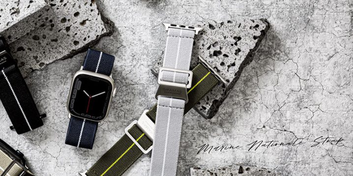 軍用ウォッチストラップを再現したApple Watchバンド「GRAMAS COLORS “MARINE NATIONALE” STRAP」に新色追加！
