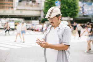 iPhone　夏は汗にも注意です！