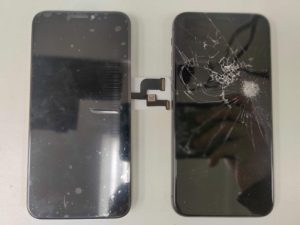 割れやすい画面に予防を