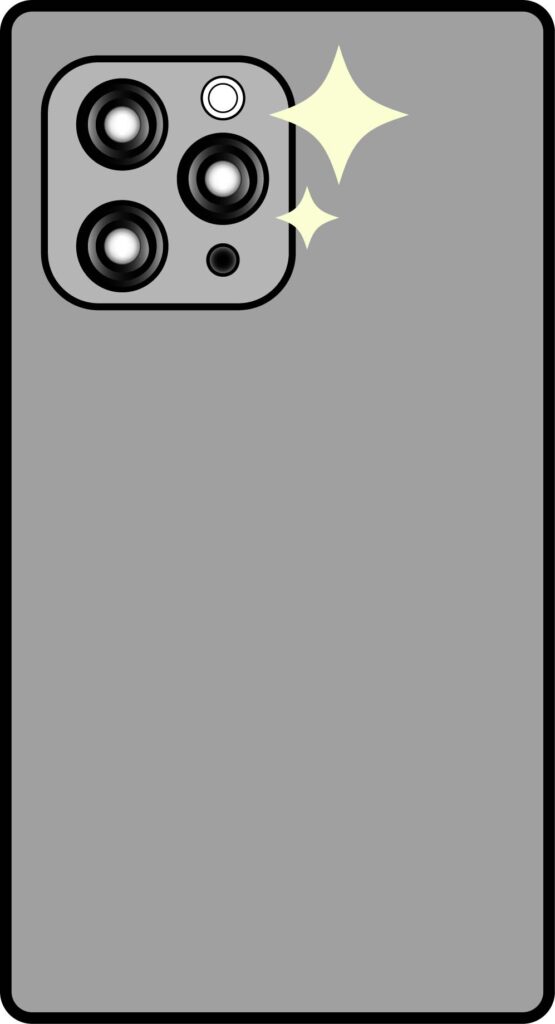 iPhoneカメラレンズのクリーニング